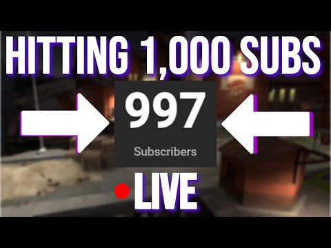 ⚜️HITTING 1,000 SUBSCRIBERS LIVE!⚜️ (TF2 MVM)