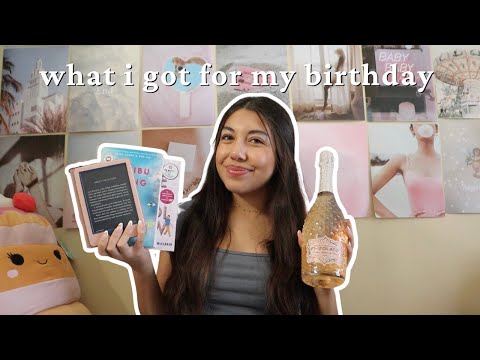 what i got for my 21st birthday!! | kindle & book haul, self care, & harry styles lol