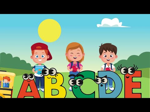 Wheels on The Bus: English Rhymes For Kids | ABCD For Kids | English Learning