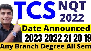 TCS NQT 2022 2023 | National Qualifier Test  | TCS Freshers Hiring 2022 | TCS Ninja | TCS Digital