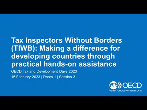 OECD Tax and Development Days 2023 (Day 1 Room 1 Session 3): TIWB