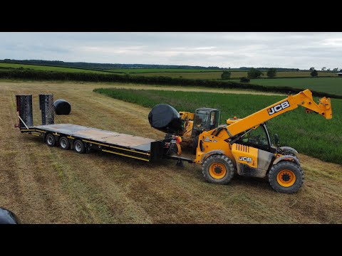 Silage harvest 2024 bale collecting