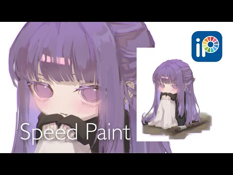 【Speed Paint】フェルンのイラストメイキング【デフォルメ】