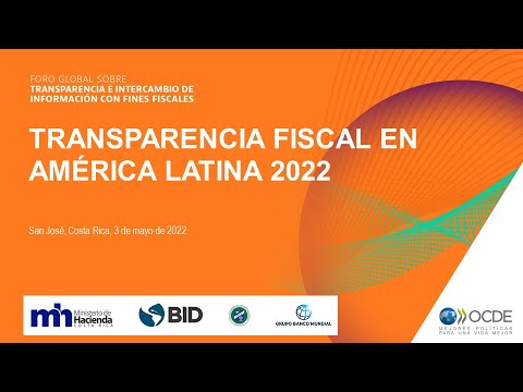 Evento de lanzamiento: Transparencia Fiscal en América Latina 2022