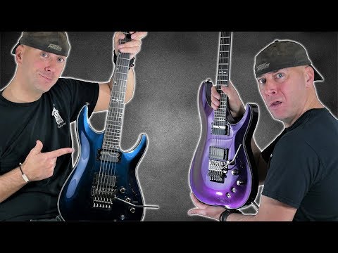 Magic Guitar That Changes Color | The Schecter Hellraiser Hybrid