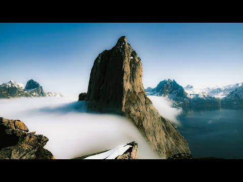 ❄️Cold Howling Winds Blowing💨 Over The Mountains Of Norway | Perfect for Sleep, Study or Meditation