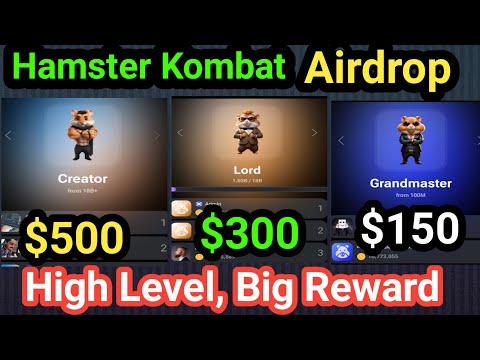 $500 Hamster Kombat Higher Level Big Rewards || Hamster Important Update || Bitcoin pump