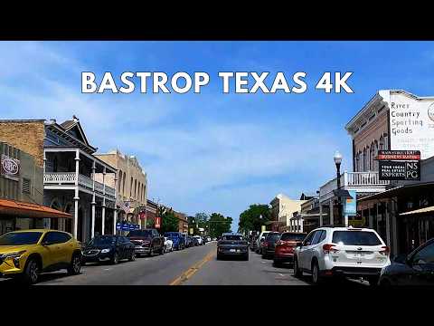 Bastrop, Texas: A Peaceful 4K Drive Through a Historic Town