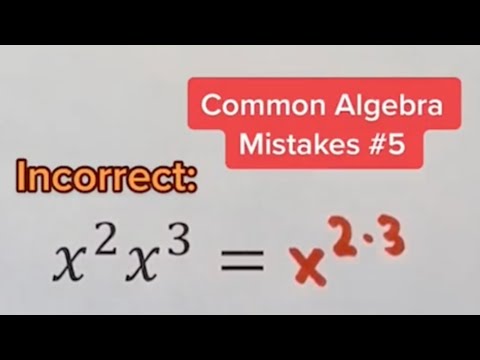 Common Algebra Mistakes #5 Explanation