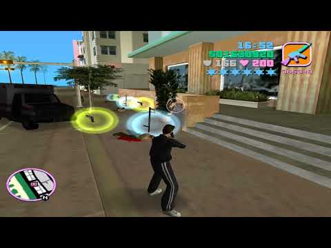 GTA Vice City - Epic 6 Stars Wanted Level Shootout - Tank Rampage (2025)