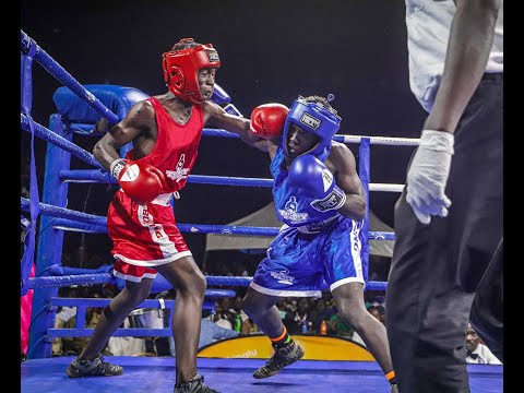 N-Open- Kemis Ibrahim (Mutajazi BC) In Red Unanimously Defeats Lukanga BC' s  Shakur Mugambe (Blue)