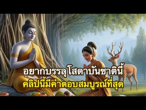 ทางอริยะEp1-23 ทางดำเนินจากปุถุชนไร้เดียงสา สู่โสดาบันผู้เลิศด้วยปัญญา