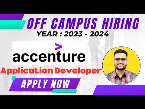 Accenture off campus hiring 2023 | Accenture hiring for freshers | Accenture 2023 #Accenture