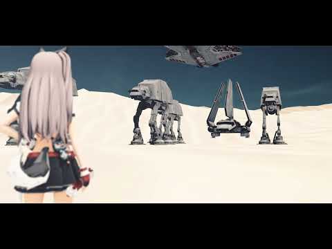 【MMD】STAR WARS x AZUR LANE  - 夕立