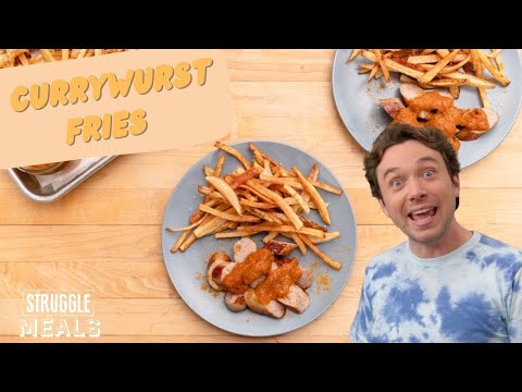 Currywurst Fries | Recreate German Street Food at Home #oktoberfest