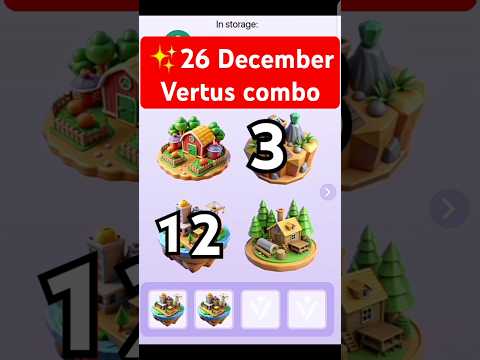 Vertus Daily Combo 26 December | Vertus Mining Bot Daily Combo TodayVertus Daily Combo 26