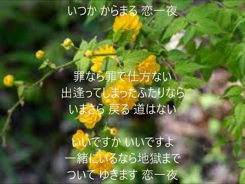 恋一夜　唄　静太郎　cover 太陽と月