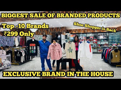 Branded Clothes Flat Sale 299🔥|| Shoes Flat Sale 799 || 100% original Rishusquad ft Shoeshopper