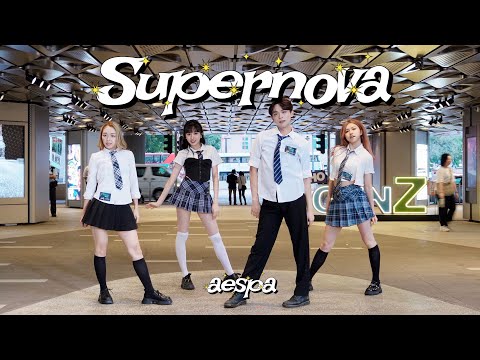 [K-POP IN PUBLIC] aespa 에스파 'Supernova' ｜WHYN0T K-pop Dance Party?!｜元朗YOHO Mall HK