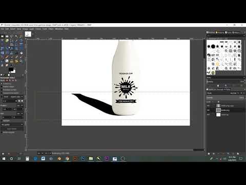 Make Contract & Drop Shadow in GIMP |  Drop Shadow Tutorial | GIMP Tutorial