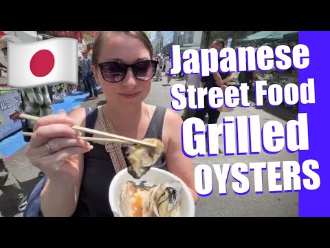 Japanese Street Food: Grilled Oysters 🦪