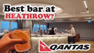 Heathrow's BEST BAR? Qantas Business Class Lounge at LHR T3