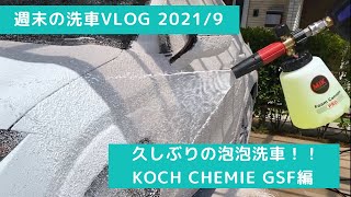 【洗車】週末の洗車Vlog  久しぶりのSnowFoam泡泡洗車　Koch Chemie GentleSnowFoam編