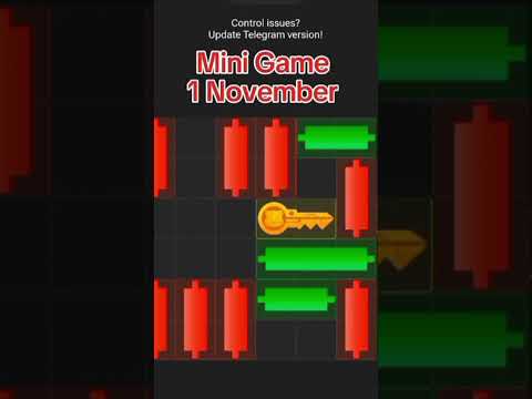 Hamster Kombat today 1 November mini Game puzzle key today || daily mini game key today