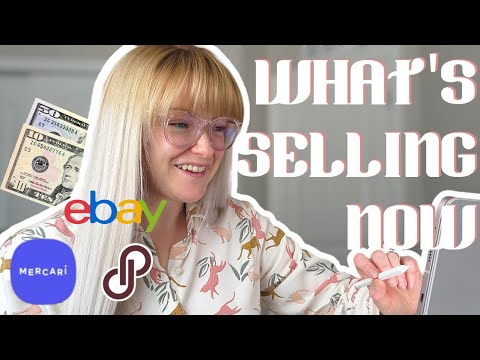 WHAT'S SELLING NOW | poshmark, eBay & mercari | 20 recent sales ♻️🤑 | Full Time Reseller