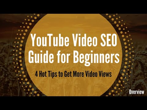 YouTube Video SEO Guide for Beginners - 4 Tips to Get More Video Views