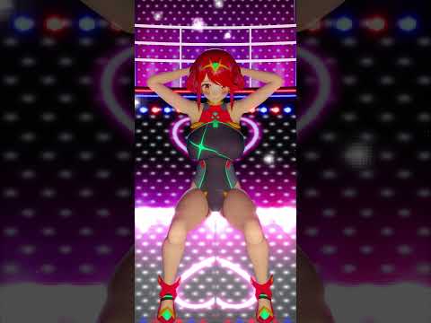 【MMD】ホムラちゃんと一緒にスクワットしよ！ #mikumikudance #dance #mmd #ゼノブレイド2  #ホムラ #ヒカリ  #ウニ饅頭mmd #shorts