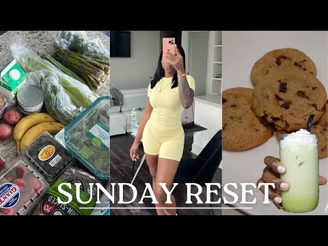 SUNDAY RESET: meal prep + weekly planning routine