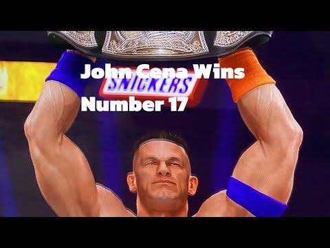 JOHN CENA WINS HIS 17th WORLD CHAMPIONSHIP 😱😱😱