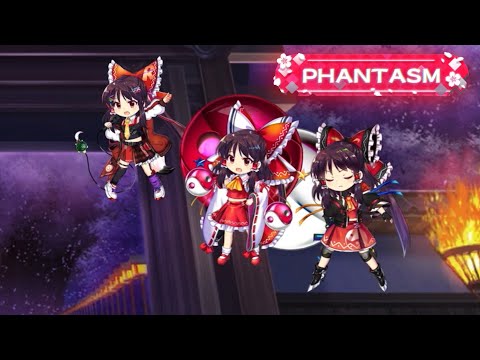 霊夢で12月2日の擂台Phantasm3人攻略[東方LostWord]