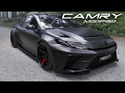 NEW Toyota Camry 2025 Modified Widebody Lowered Concept by Zephyr Designz 4K