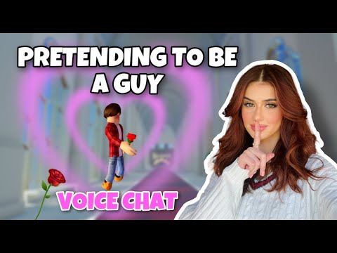 I pretend to be a boy in ROBLOX FANTASIA with VOICE CHAT