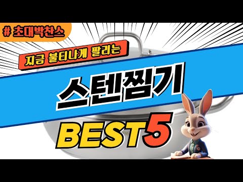 2024 초대박 찬스 스텐찜기 추천 대박 가성비 베스트5! 후기 비교