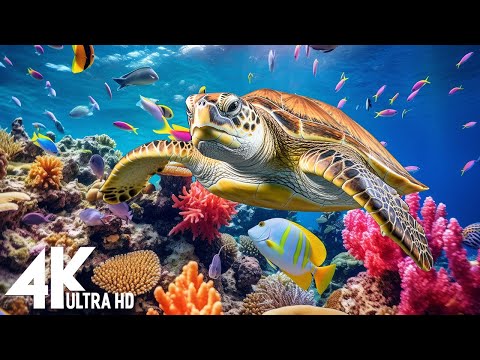 [NEW] 11HR Stunning 4K Underwater Footage-Rare & Colorful Sea Life Video, Sleep Meditation Music #9