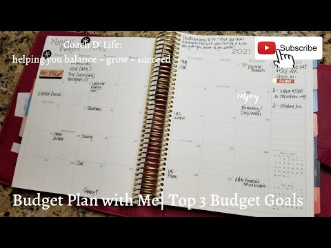 Our Top 3 Budget Goals| Simply Yours Day Planner