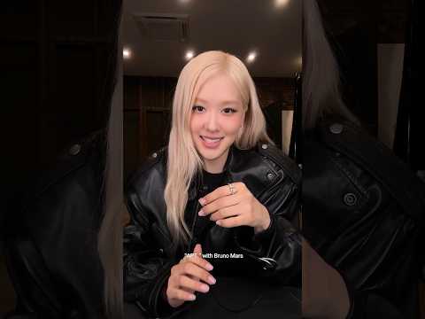 a message from ROSÉ to number ones #ROSÉ_Bruno_APT