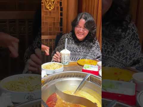 DINNER IN HOT POT #hotpot #chinesefood #youtube #italy