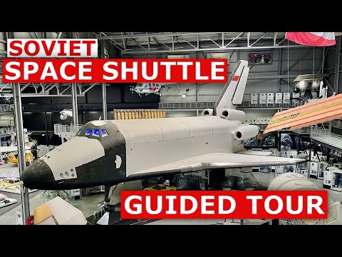 Guided tour around the Buran - the Soviet Space Shuttle Orbiter