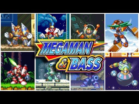 Megaman & Bass: (BASS - All Bosses) No DAMAGE