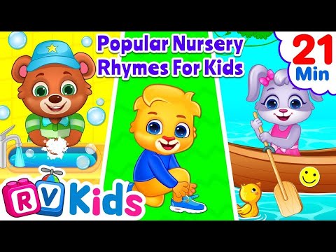 One Two Buckle My Shoe Nursery Rhyme + More Songs for Children By RV AppStudios