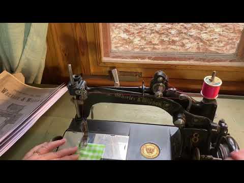 Werquilters Wheeler & Wilson #8 treadle machine #shorts