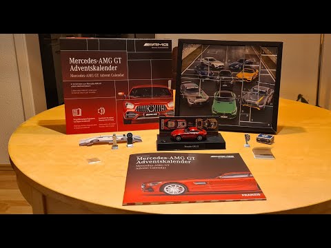 Mercedes-AMG GT Franzis advent calendar 1:43 metal model with engine sound - Part 1