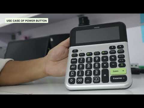 How to switch off and charge your V4 smart calculator | Use of power button and type C port in V4