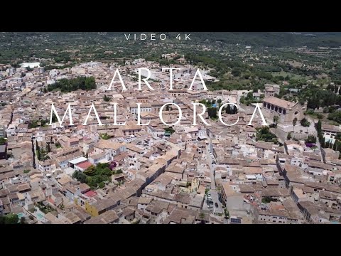 Arta Mallorca - Wochenmarkt - Wallfahrtskirche Sant Salvador & Festungsmauern 4K Video DJI MINI2