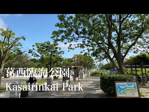 4K a-Ride&Walk in Tokyo Edogawa-ku Kasairinkai-Park (AM) 東京 江戸川区 葛西臨海公園 (朝)