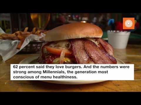 Most Americans think Burgers are Healthy